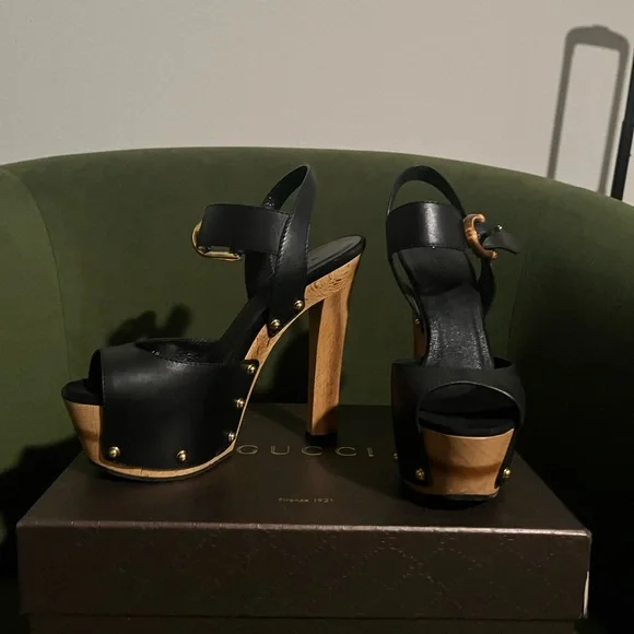 Gucci platform heels… barely worn!!